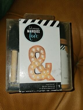 Heidi Swapp Marquee Love Faux Gold Paint Kit - Gold